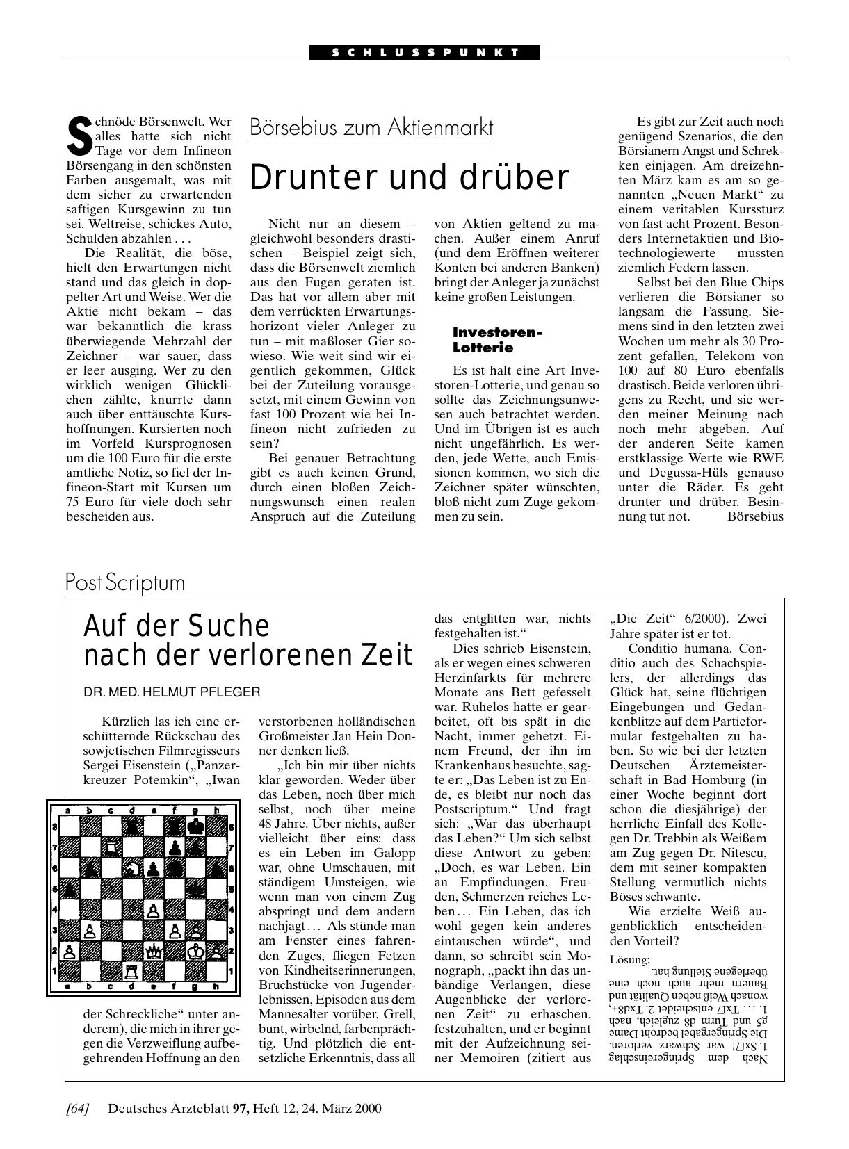 Vorschauseite 1: Auf der Suche nach der verlorenen Zeit