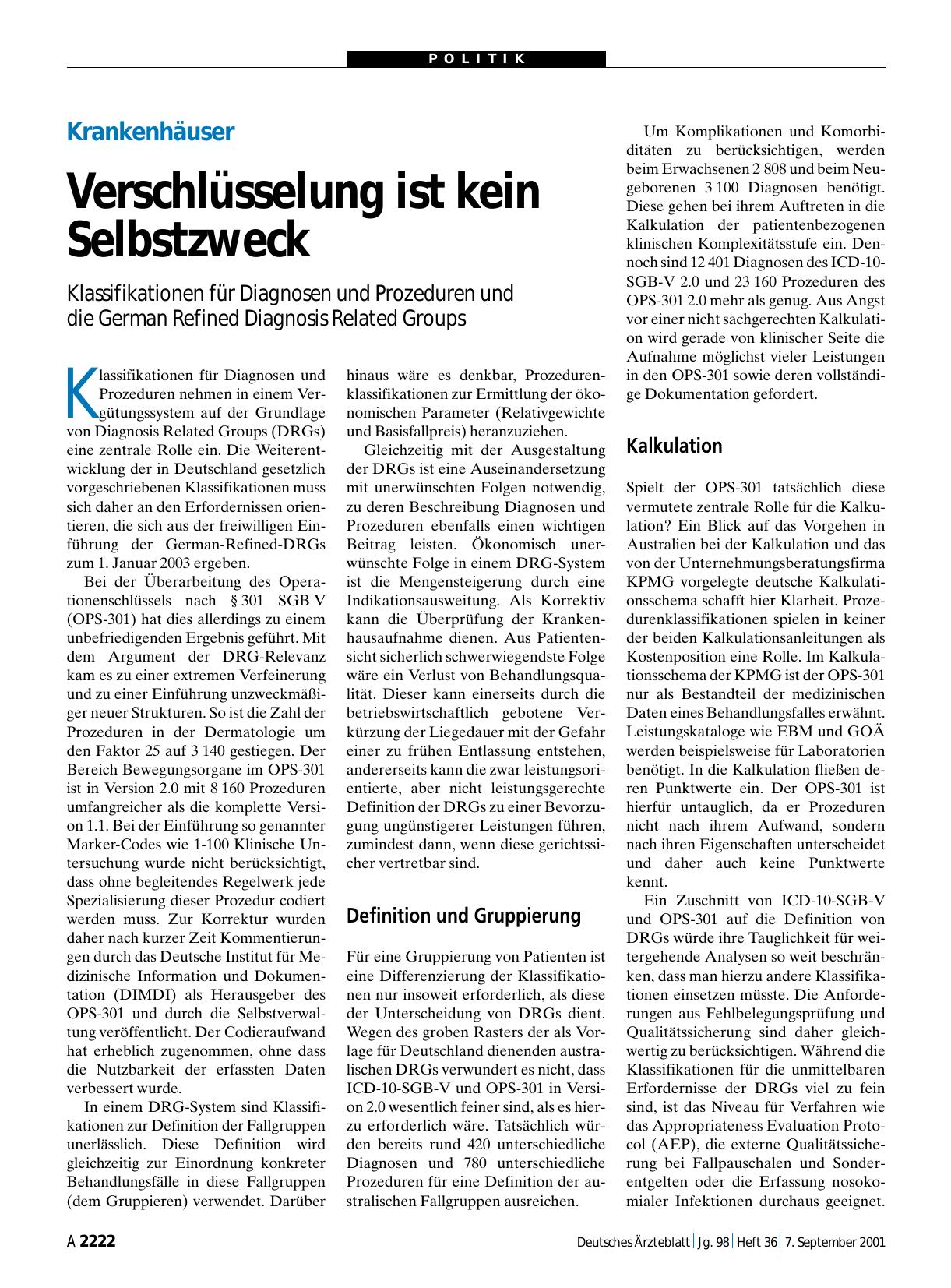 Vorschauseite 1: Krankenhäuser: Verschlüsselung ist kein Selbstzweck