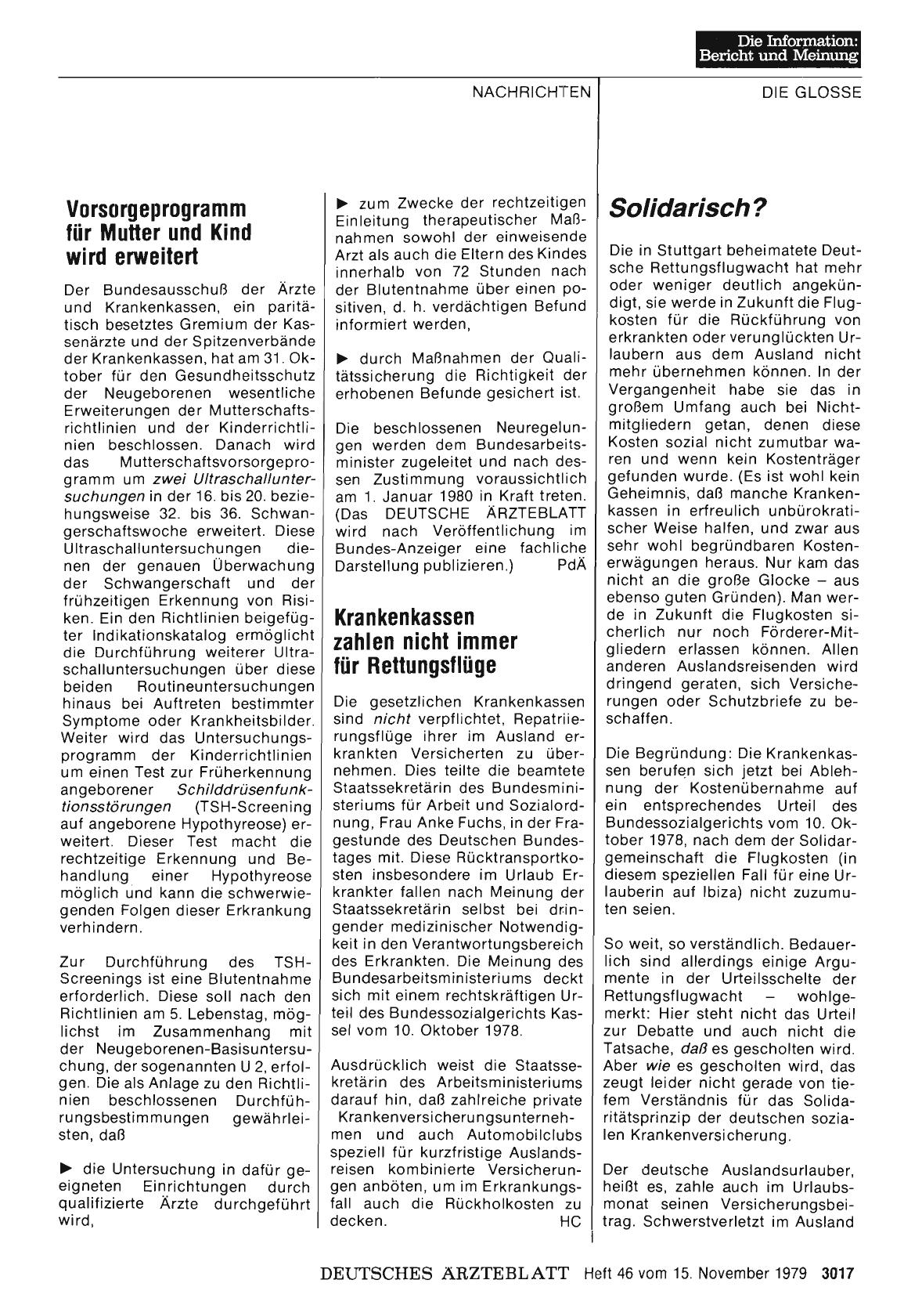 Vorschauseite 1: Solidarisch?