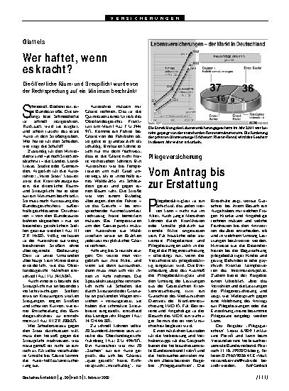 Vorschauseite 1: Glatteis: Wer haftet, wenn es kracht?