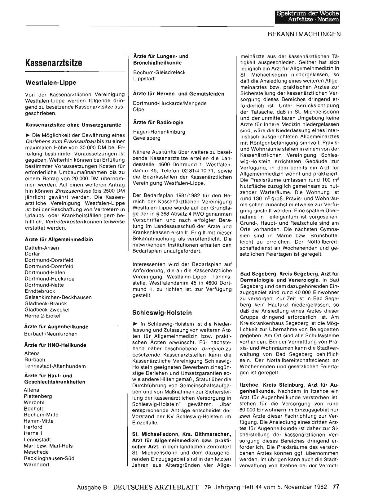 Vorschauseite 1: Kassenarztsitze