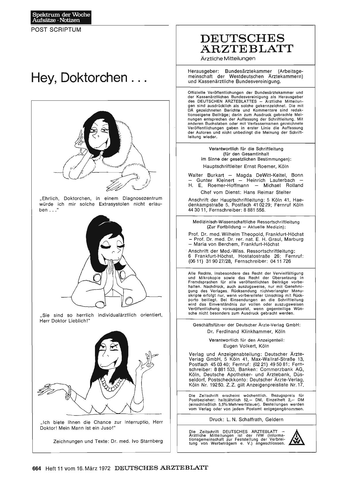 Vorschauseite 1: Hey, Doktorchen. ..