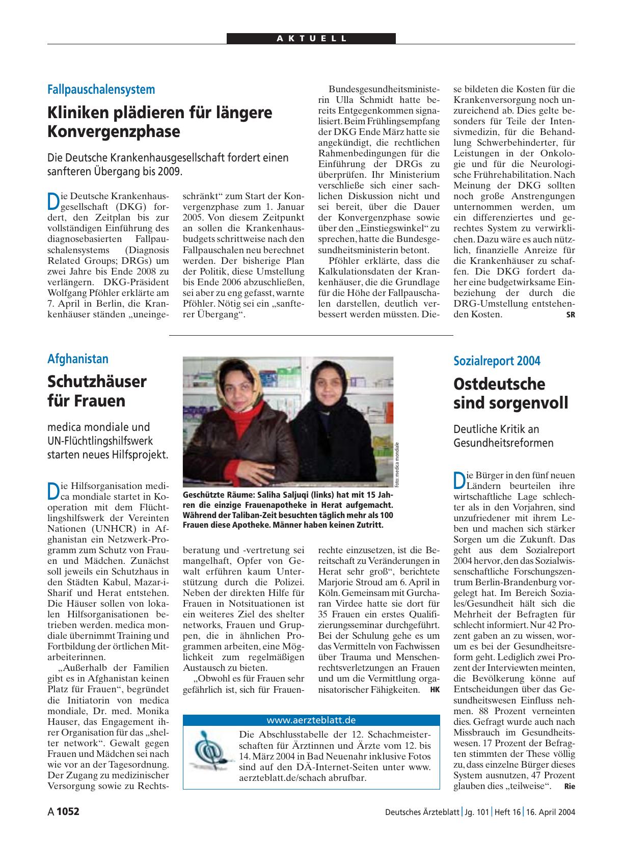 Vorschauseite 1: Fallpauschalensystem: Kliniken plädieren für längere Konvergenzphase