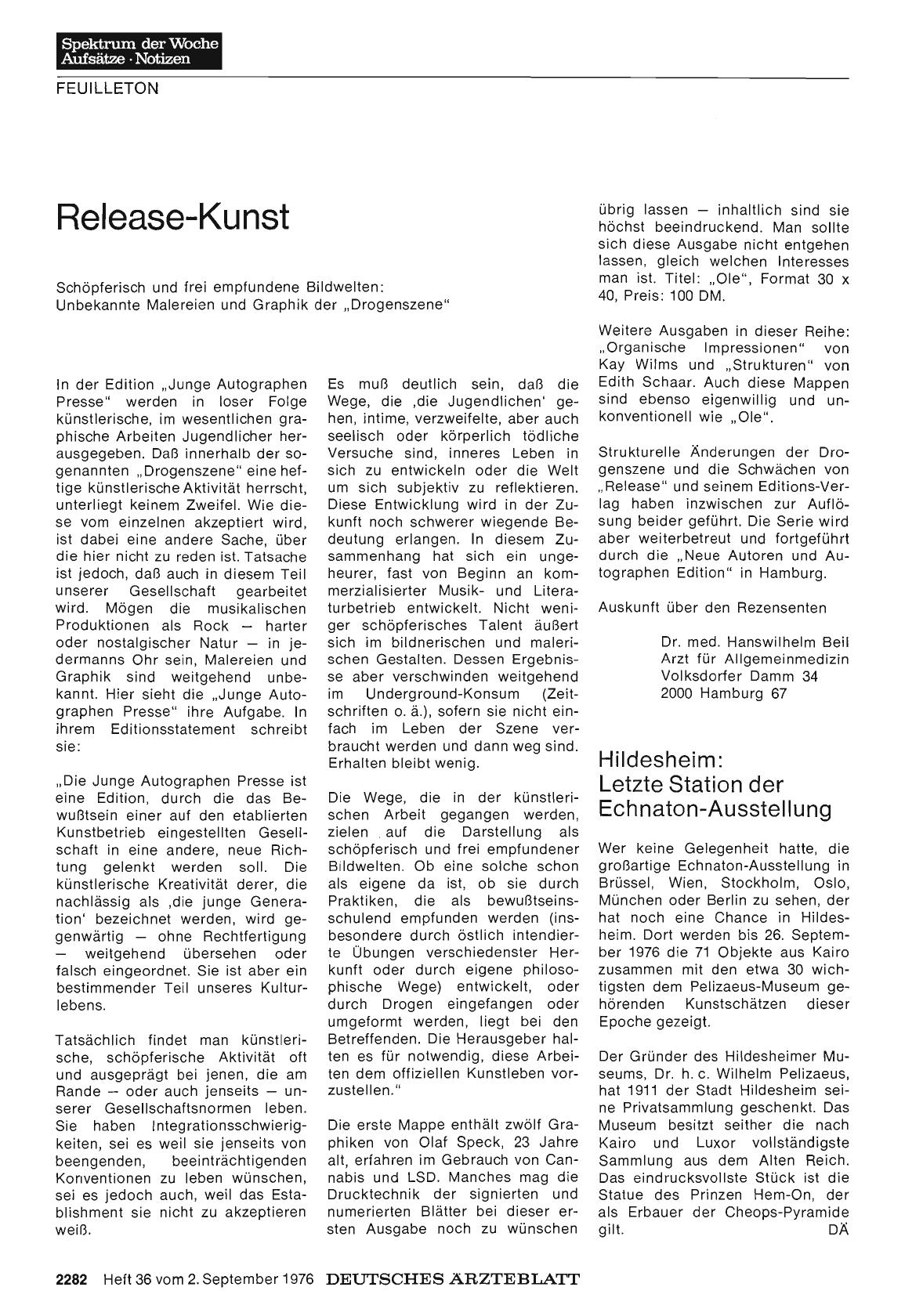 Vorschauseite 1: Release-Kunst