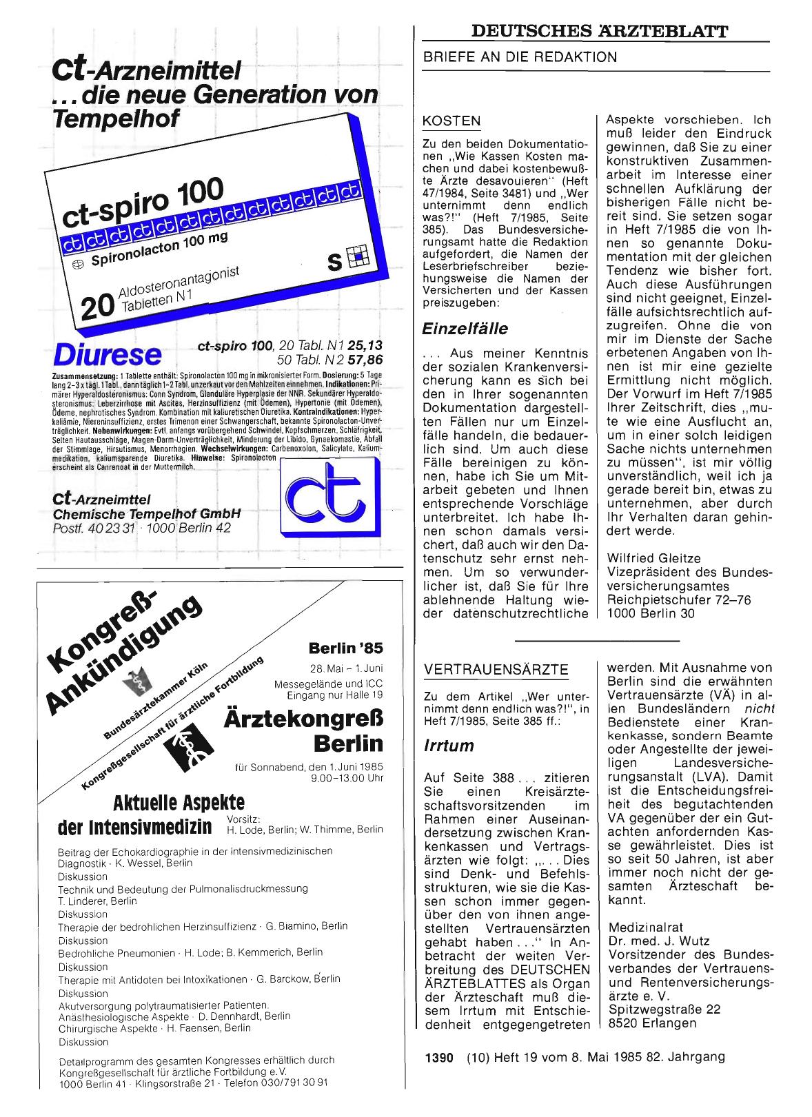 Vorschauseite 1: VERTRAUENSÄRZTE: Irrtum