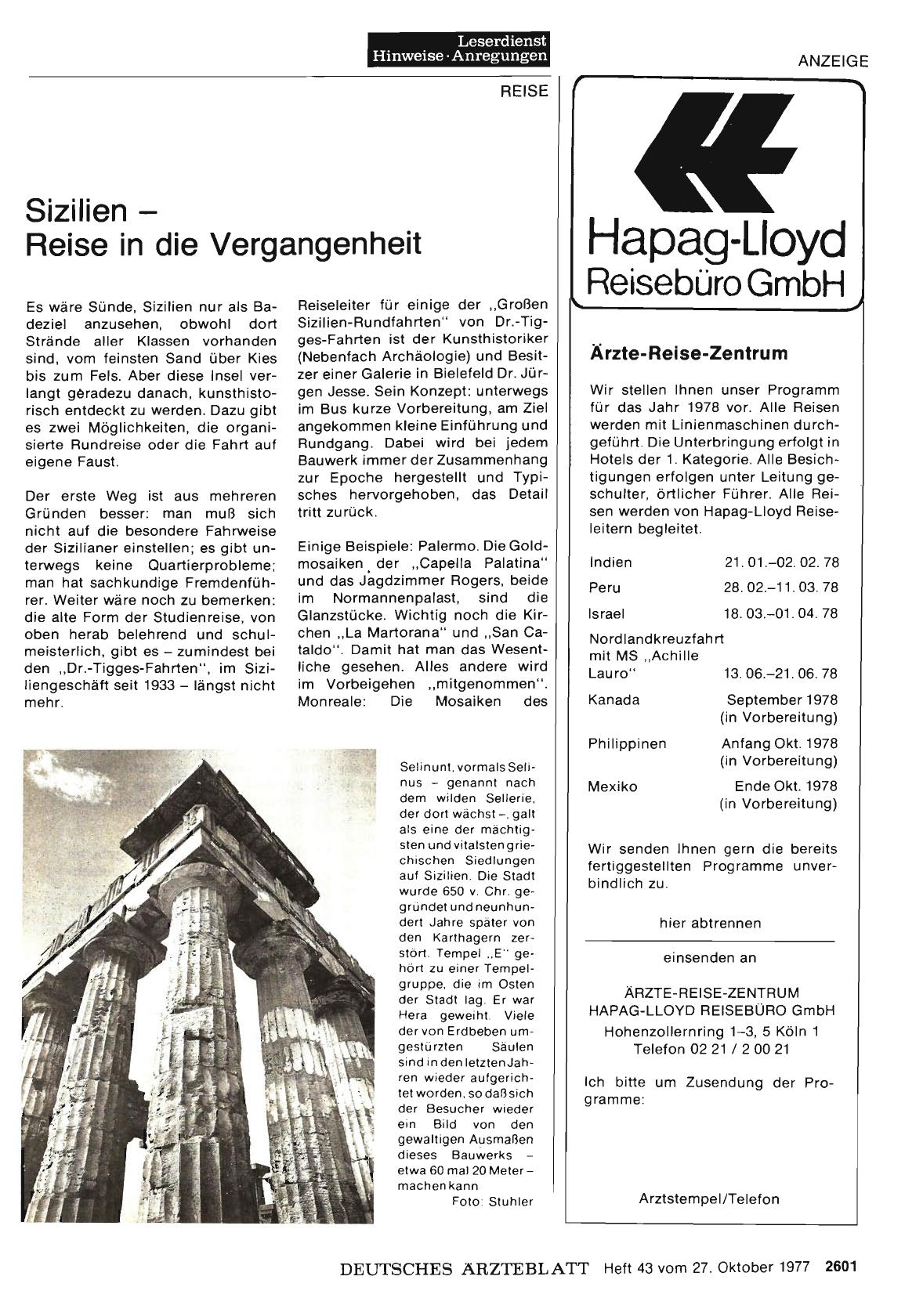 Vorschauseite 1: Sizilien — Reise in die Vergangenheit