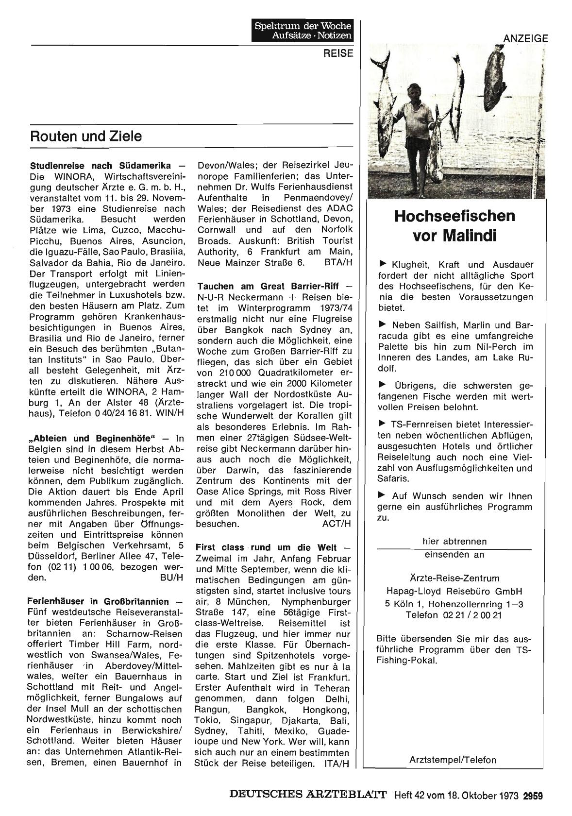 Vorschauseite 1: Routen und Ziele