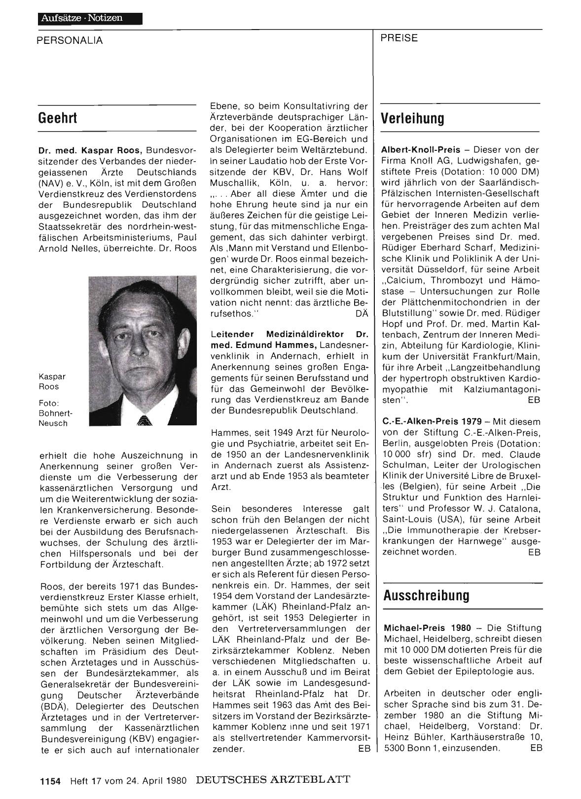 Vorschauseite 1: Verleihung