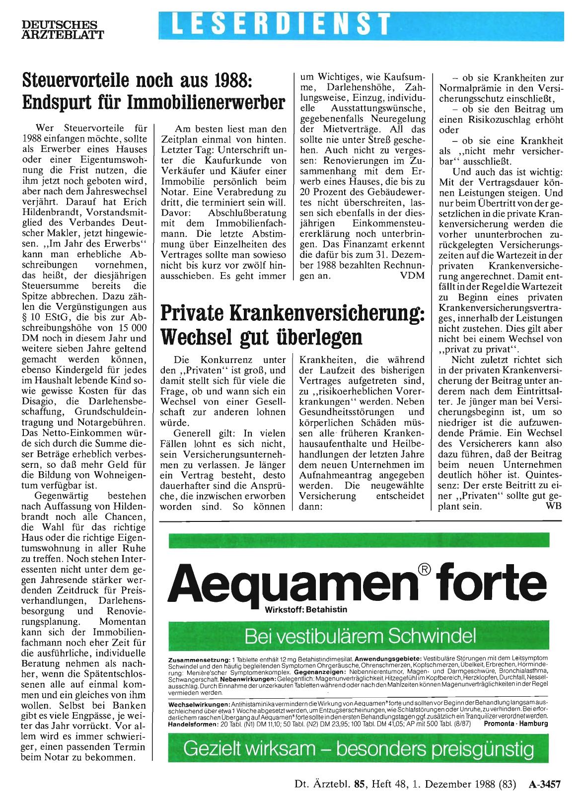 Vorschauseite 1: Private Krankenversicherung: Wechsel gut überlegen