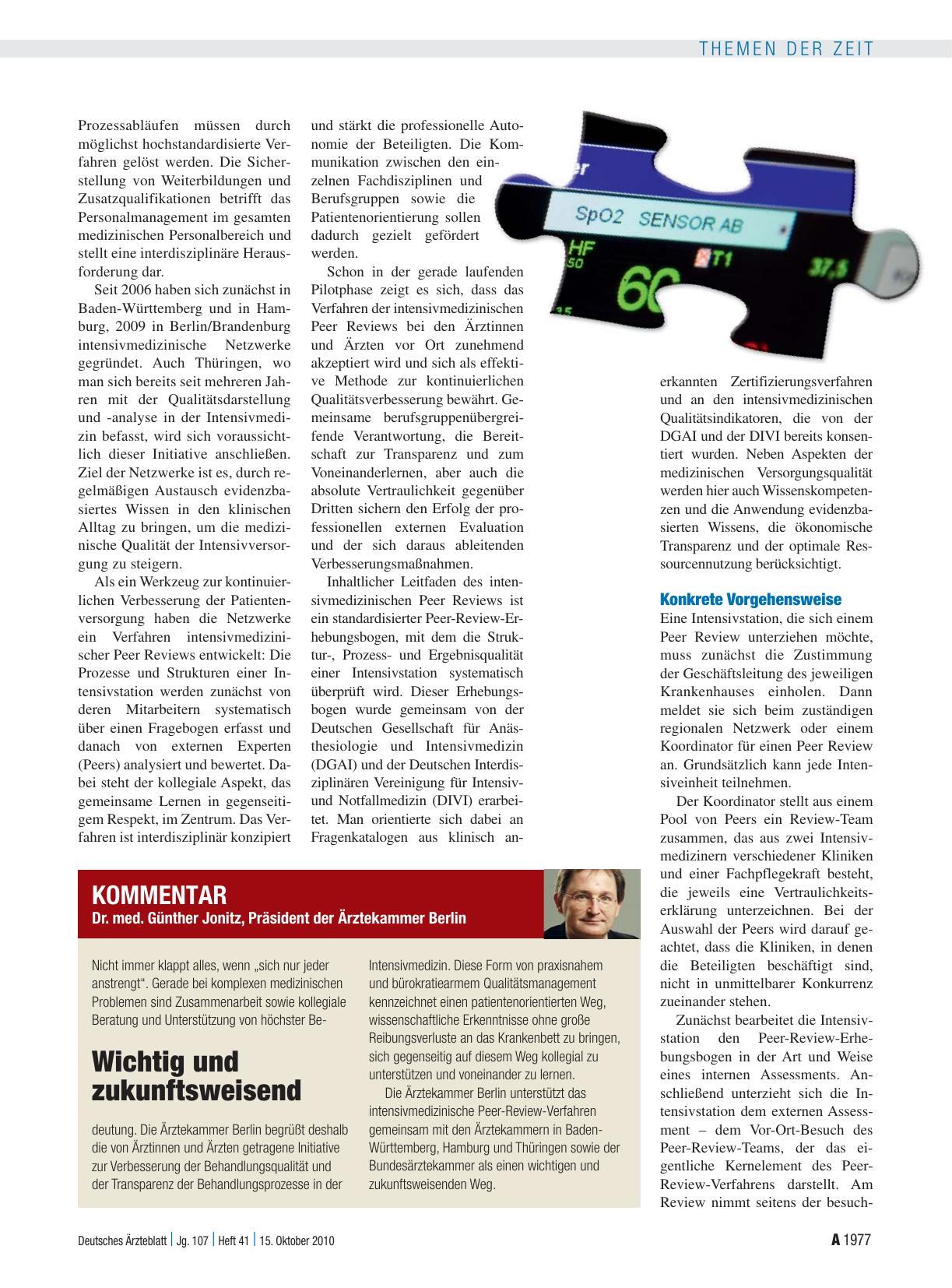 Vorschauseite 1: Wichtig und zukunftsweisend