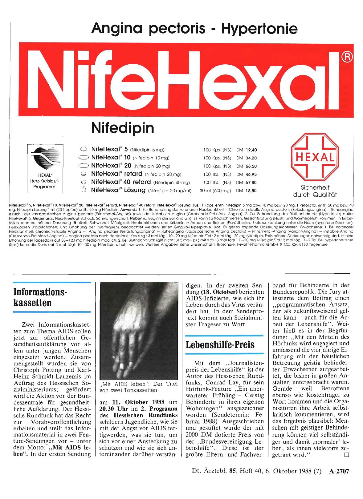 Vorschauseite 1: Informationskassetten