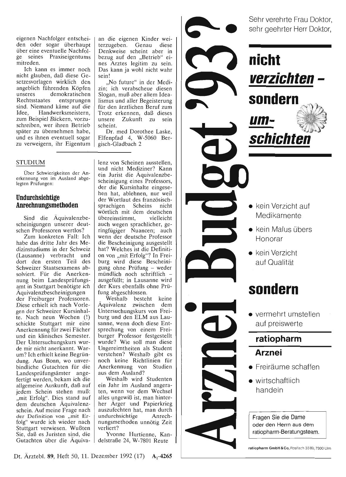 Vorschauseite 1: STUDIUM: Undurchsichtige Anrechnungsmethoden