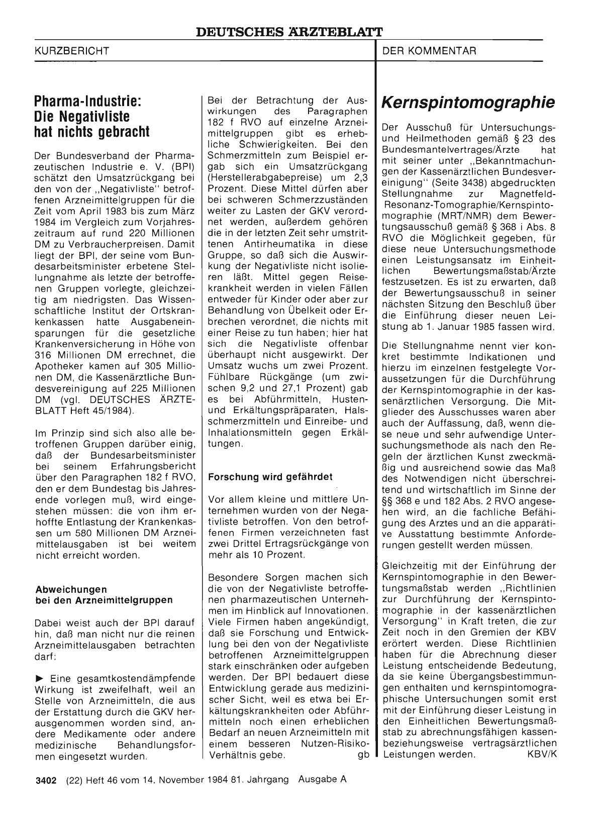 Vorschauseite 1: Pharma-Industrie: Die Negativliste hat nichts gebracht