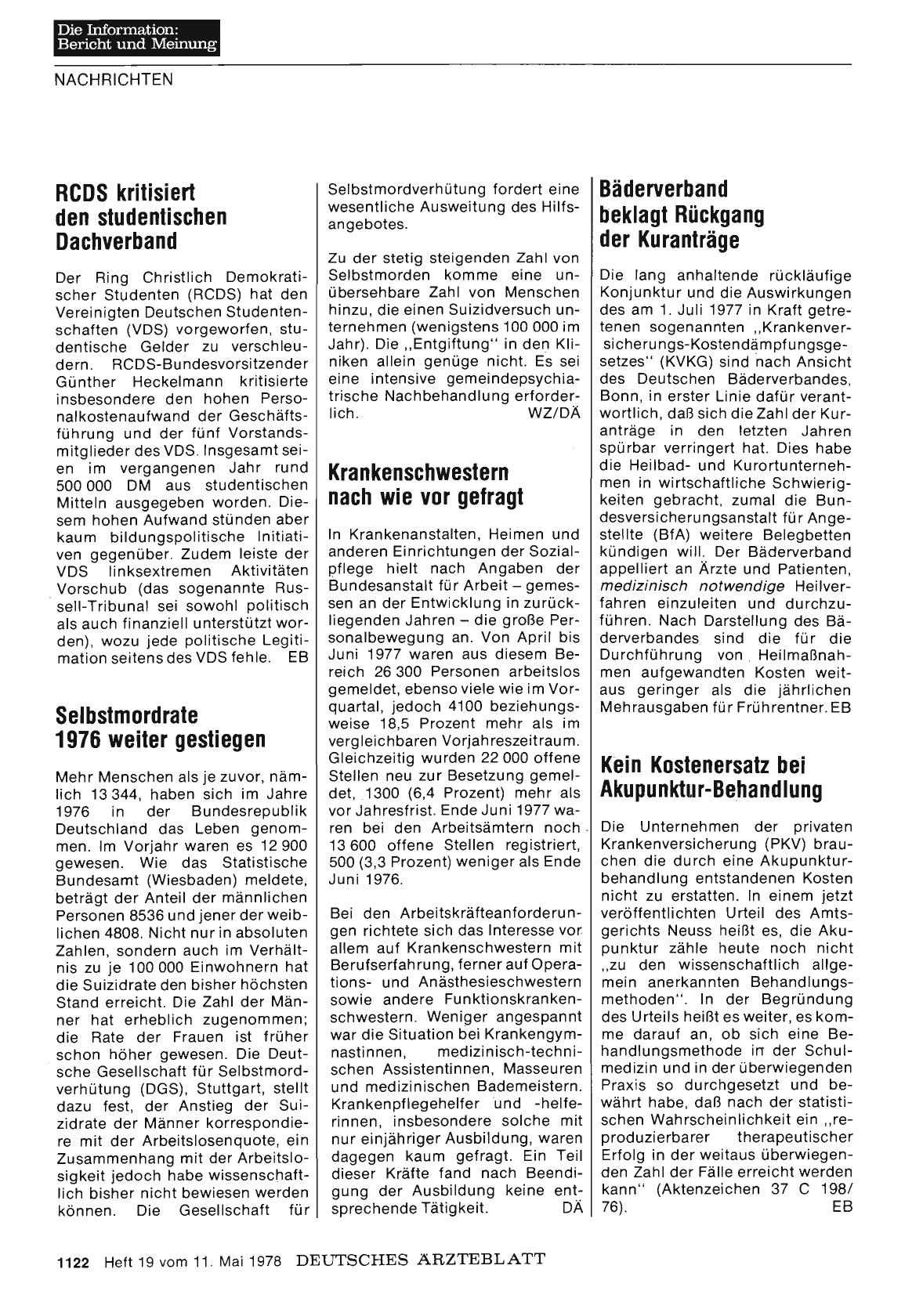 Vorschauseite 1: Krankenschwestern nach wie vor gefragt