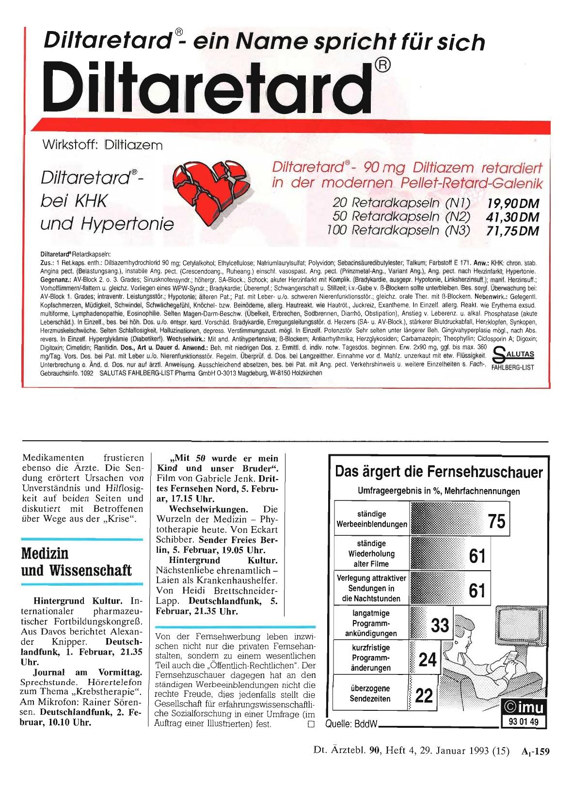 Vorschauseite 1: Medizin und Wissenschaft
