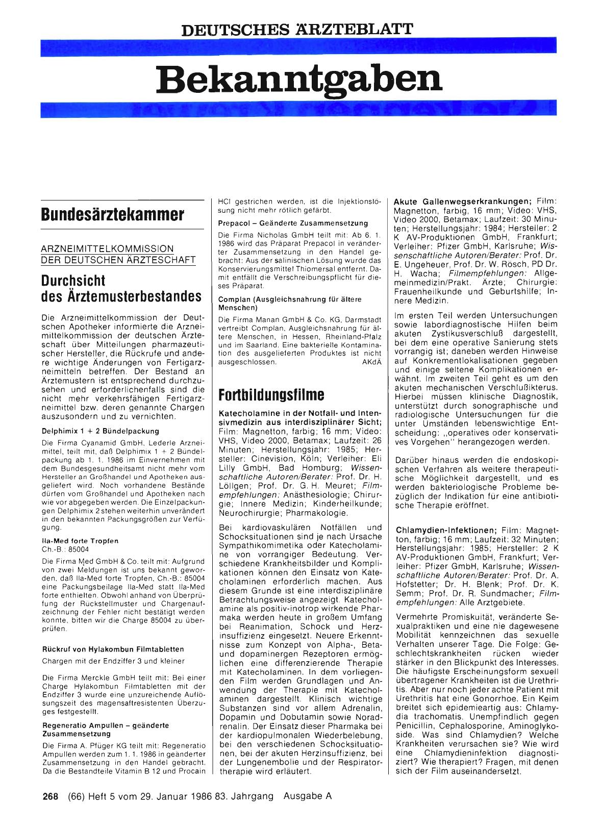 Vorschauseite 1: Fortbildungsfilme