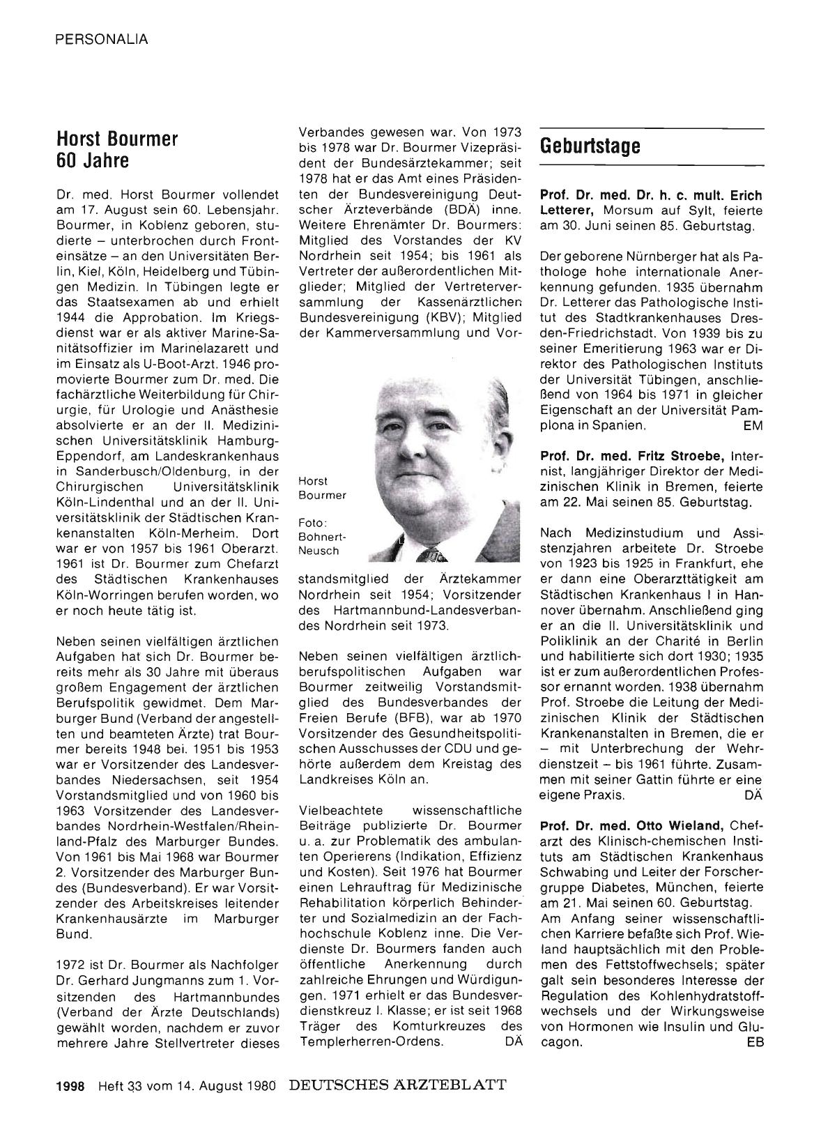 Vorschauseite 1: Geburtstage