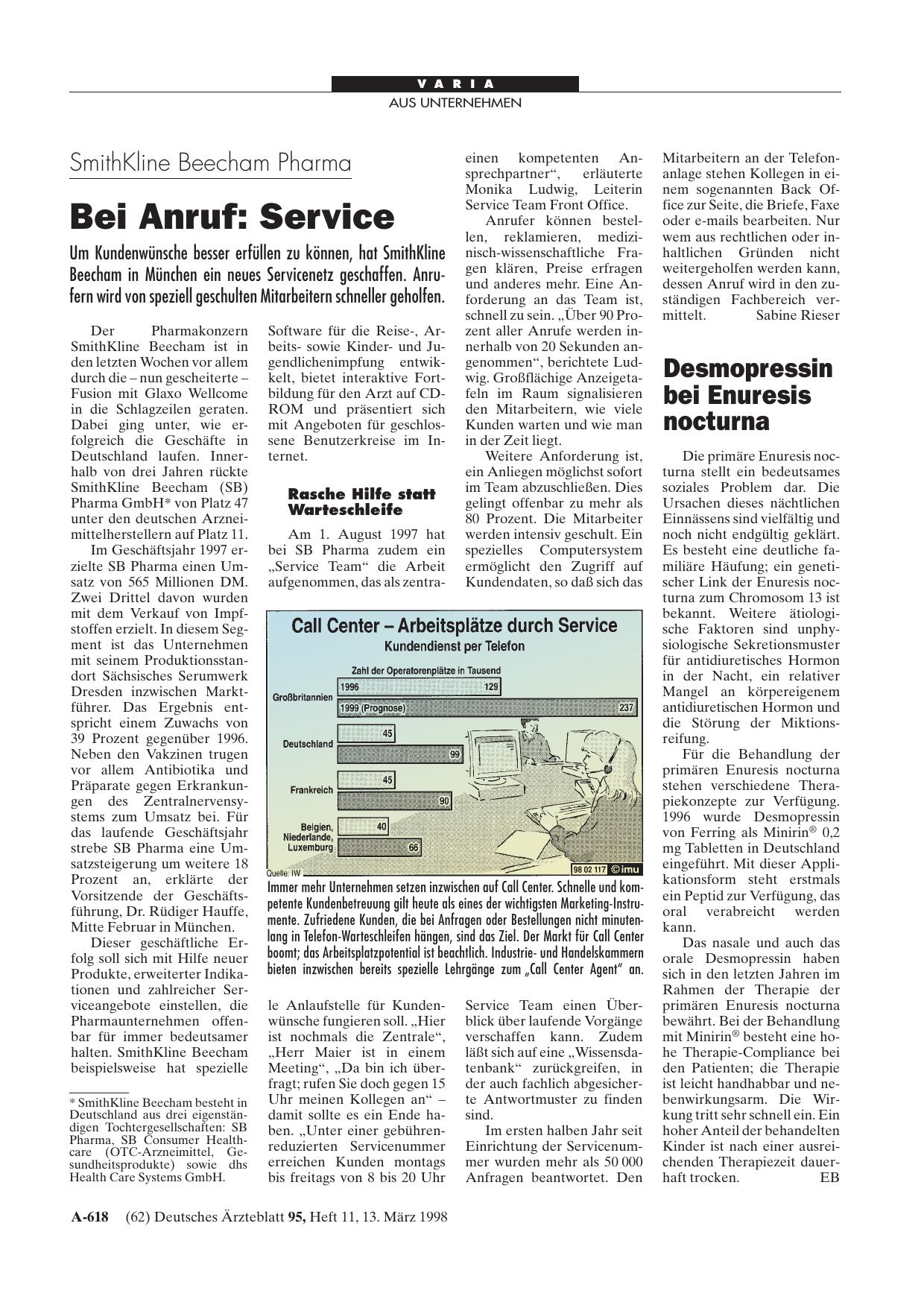 Vorschauseite 1: Desmopressin bei Enuresis nocturna