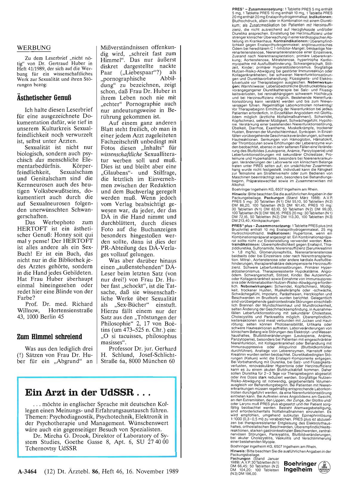 Vorschauseite 1: WERBUNG: Zum Himmel schreiend