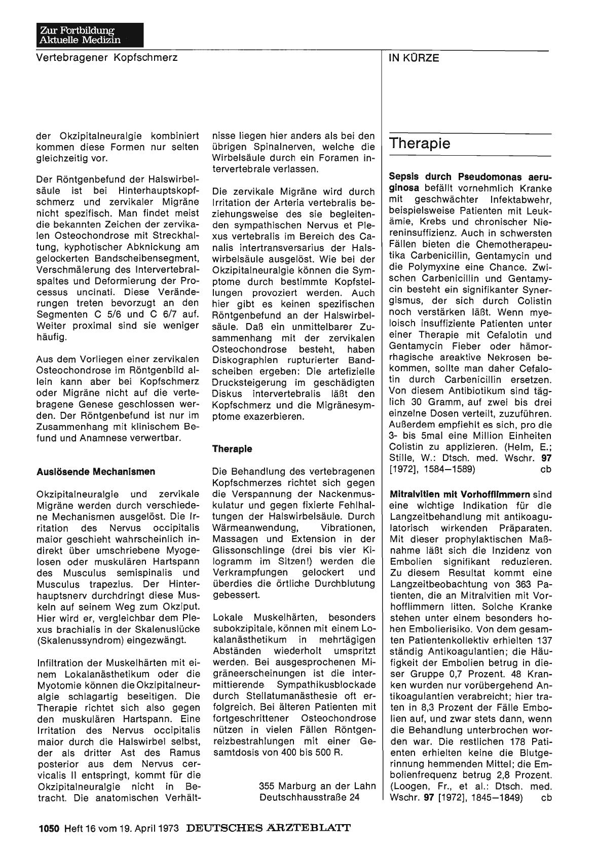 Vorschauseite 1: Therapie