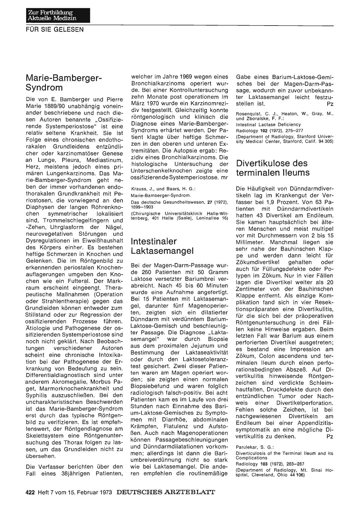 Vorschauseite 1: Divertikulose des terminalen Ileums
