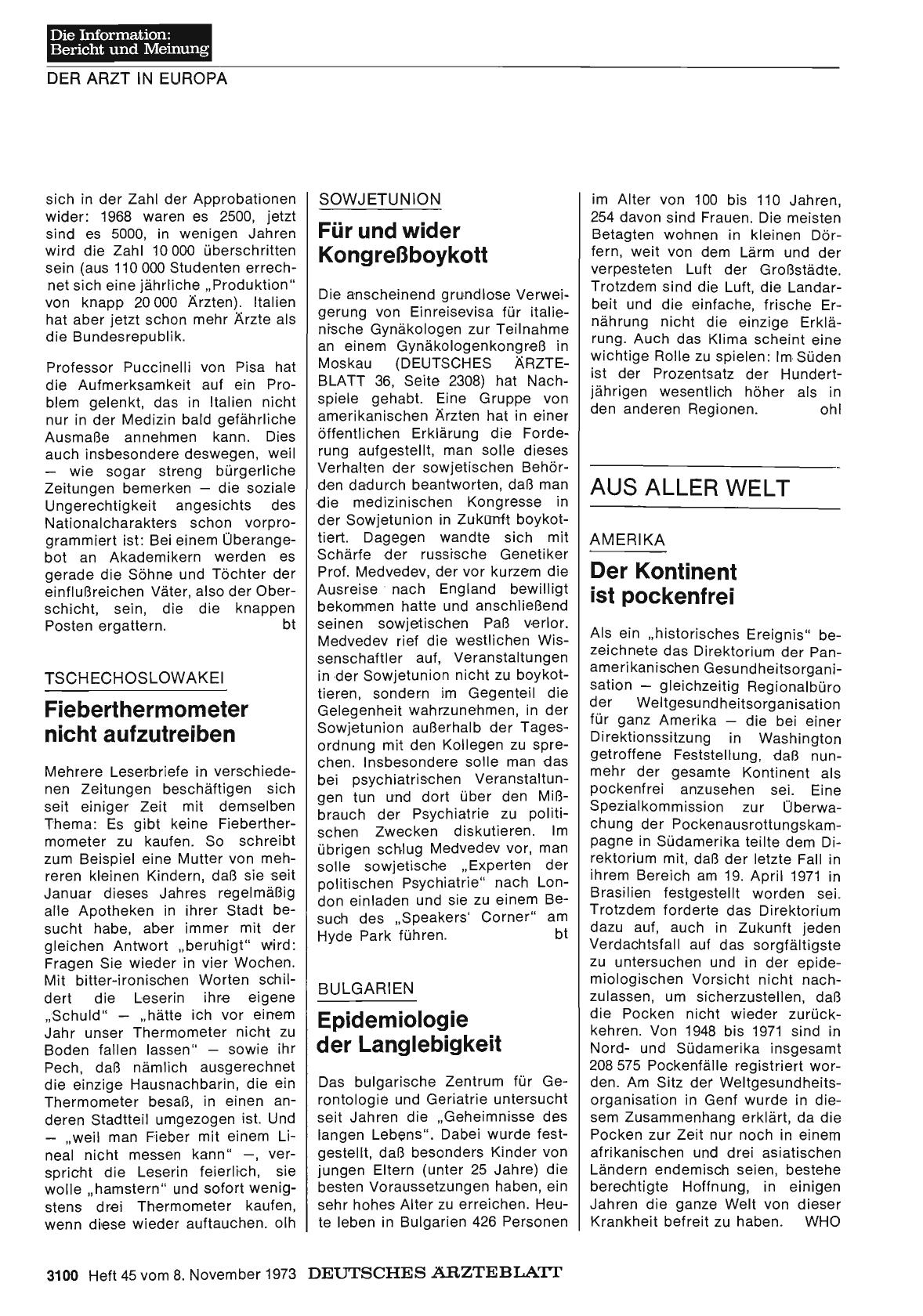 Vorschauseite 1: SOWJETUNION: Für und wider Kongreßboykott