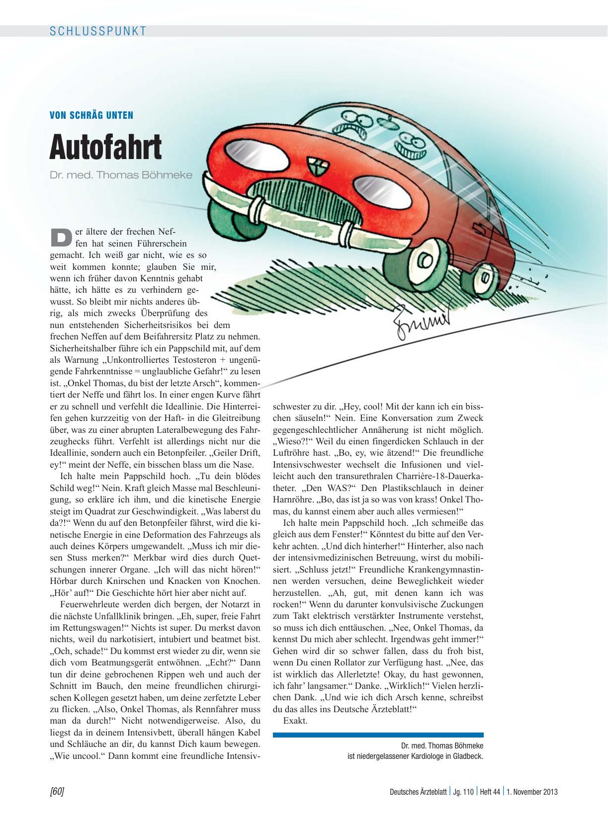 Vorschauseite 1: Von schräg unten: Autofahrt