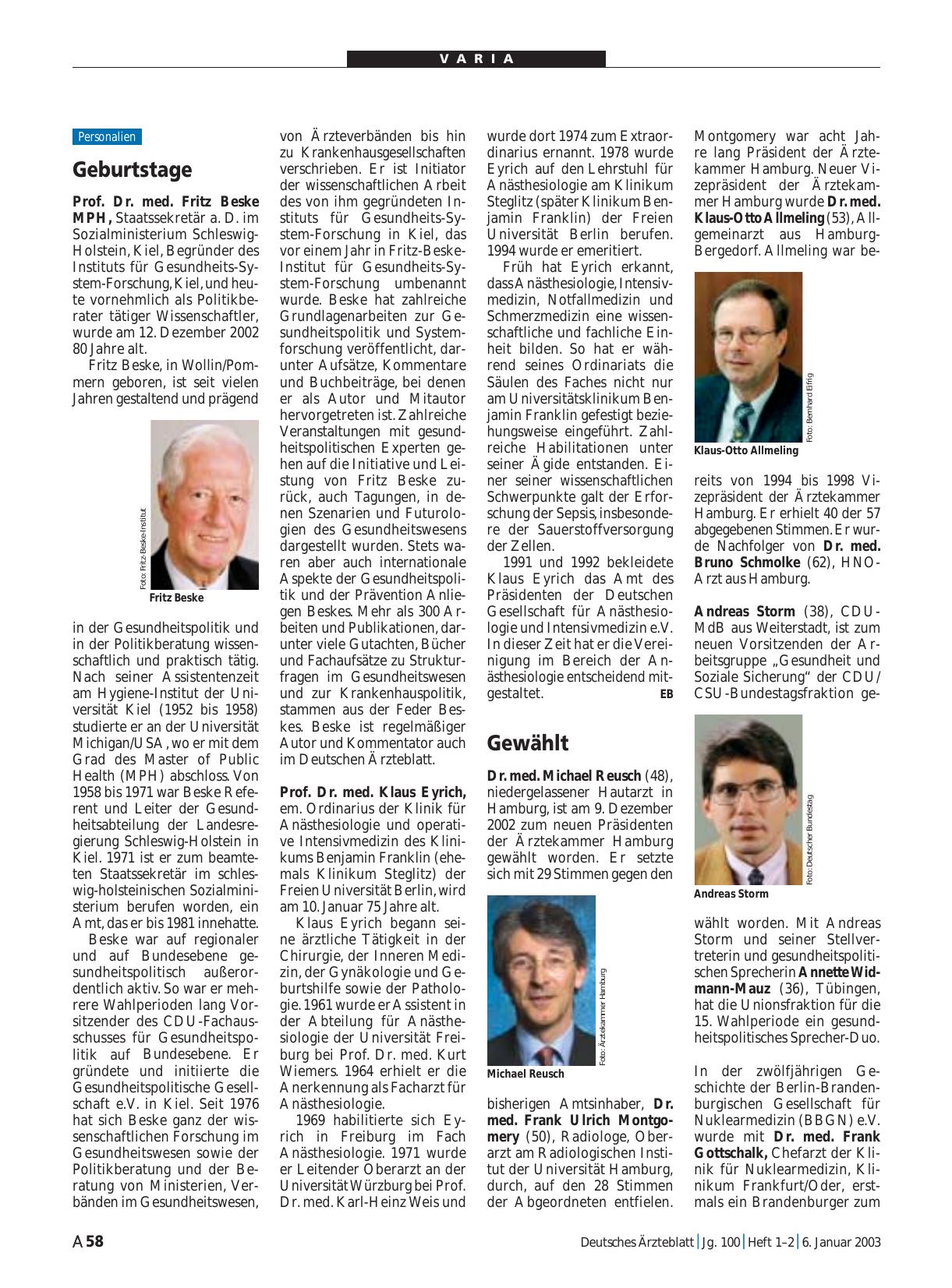Vorschauseite 1: Gewählt