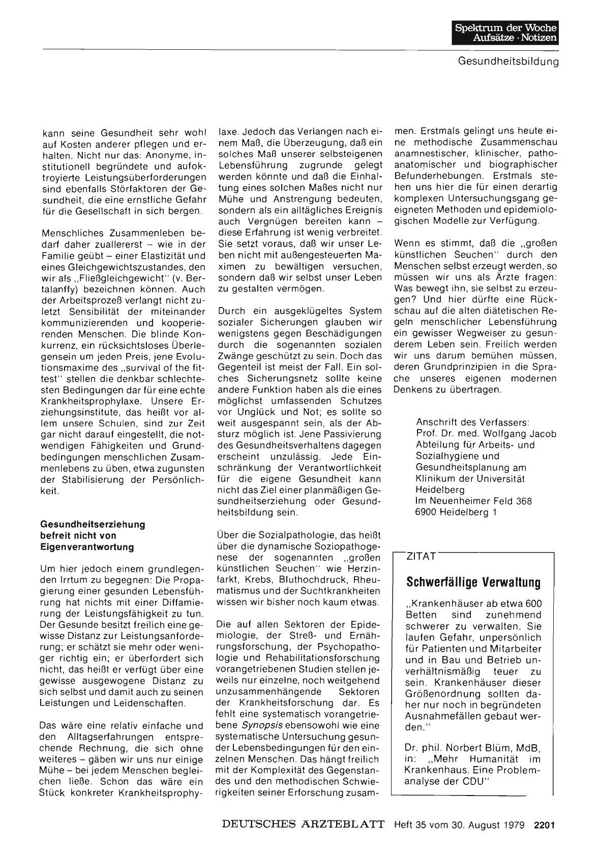 Vorschauseite 1: Schwerfällige Verwaltung