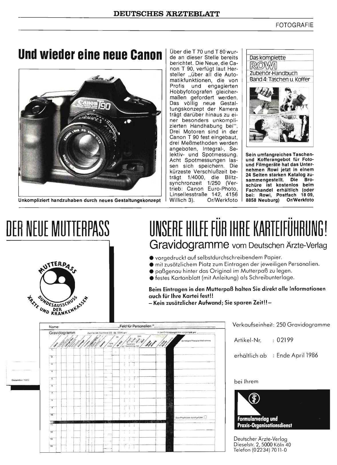 Vorschauseite 1: Und wieder eine neue Canon