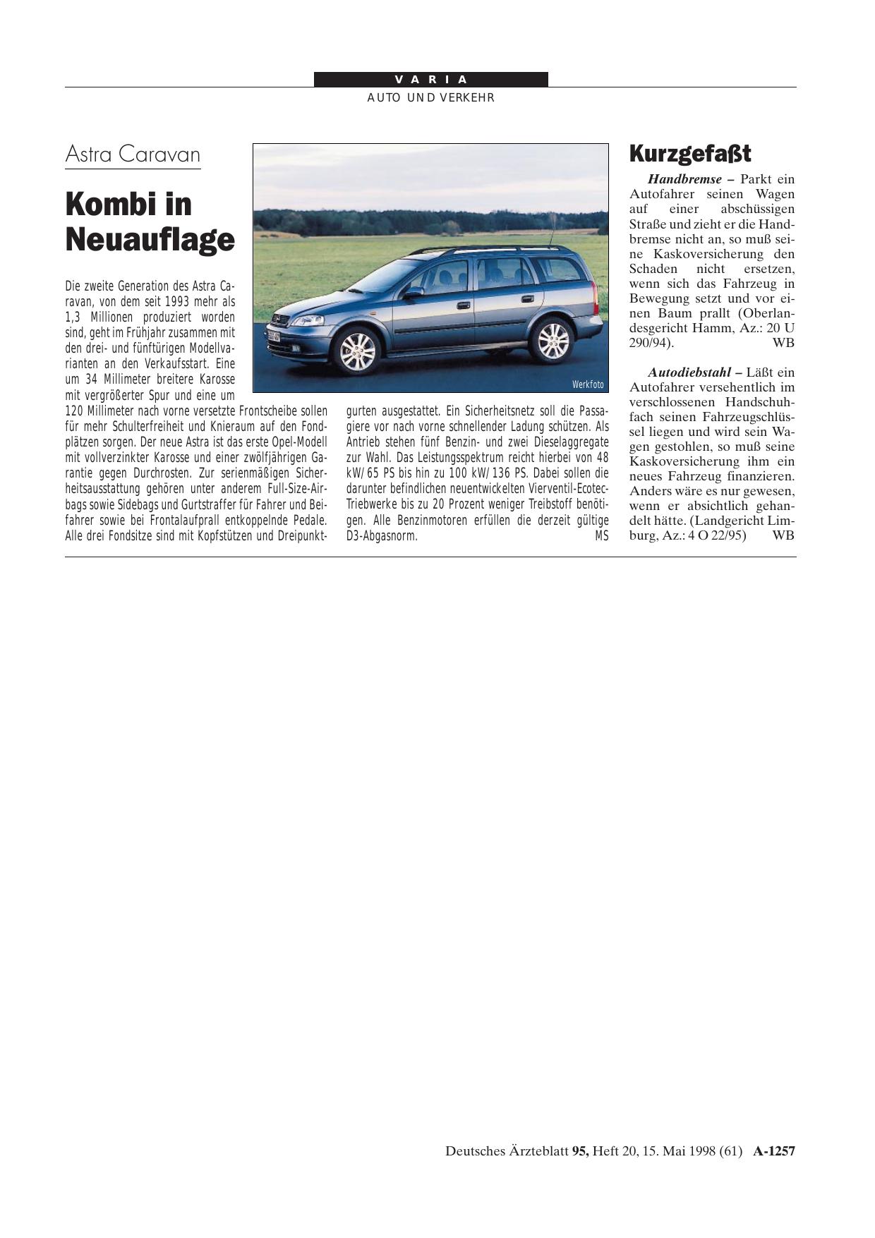 Vorschauseite 1: Handbremse