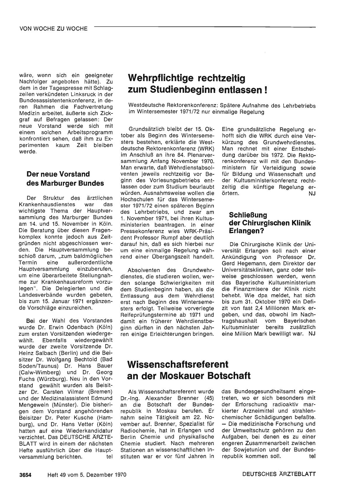 Vorschauseite 1: Der neue Vorstand des Marburger Bundes