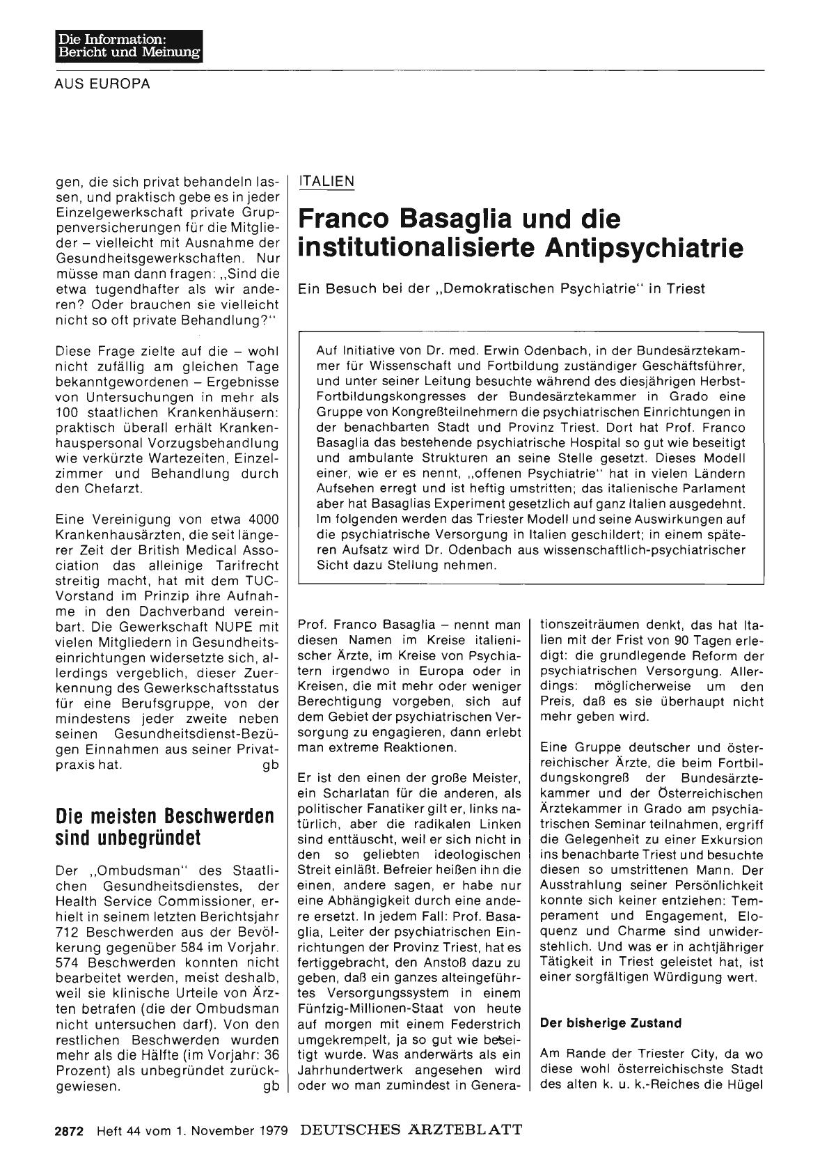 Vorschauseite 1: Die meisten Beschwerden sind unbegründet