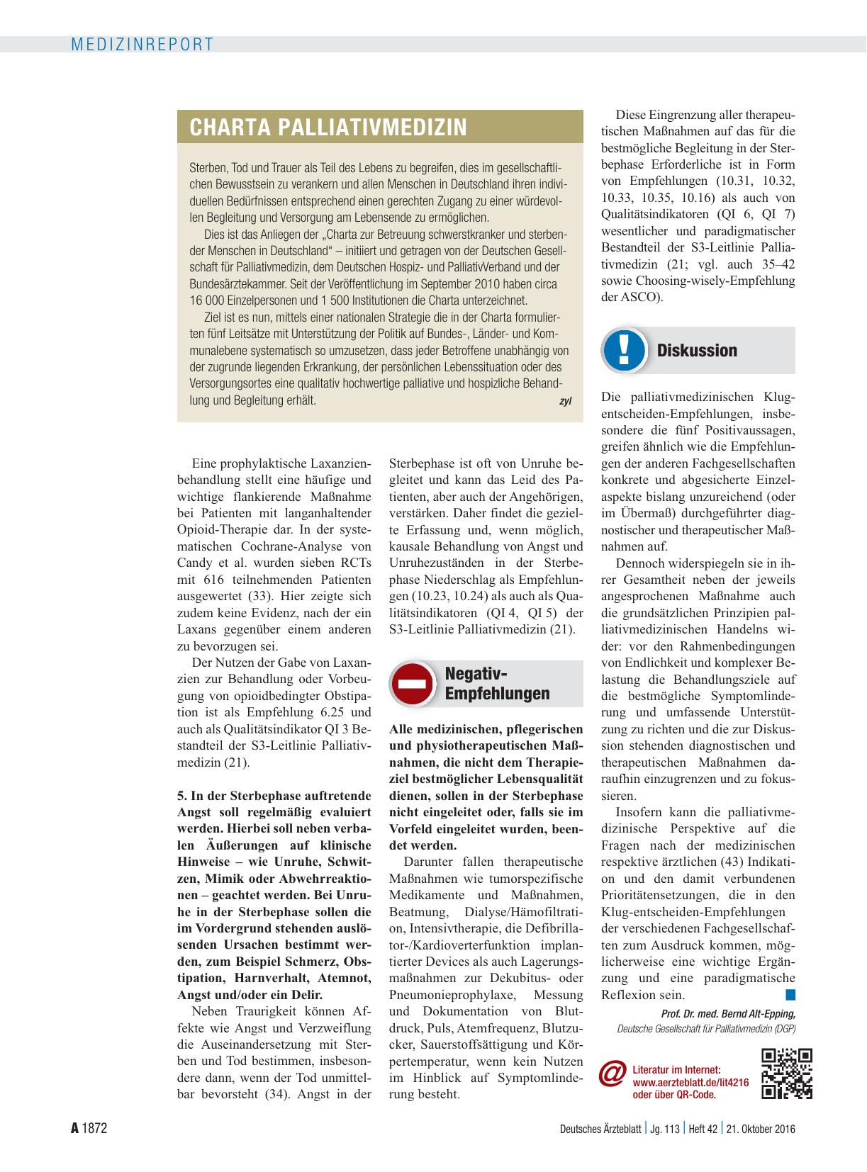 Vorschauseite 3: Klug entscheiden: . . . in der Palliativmedizin