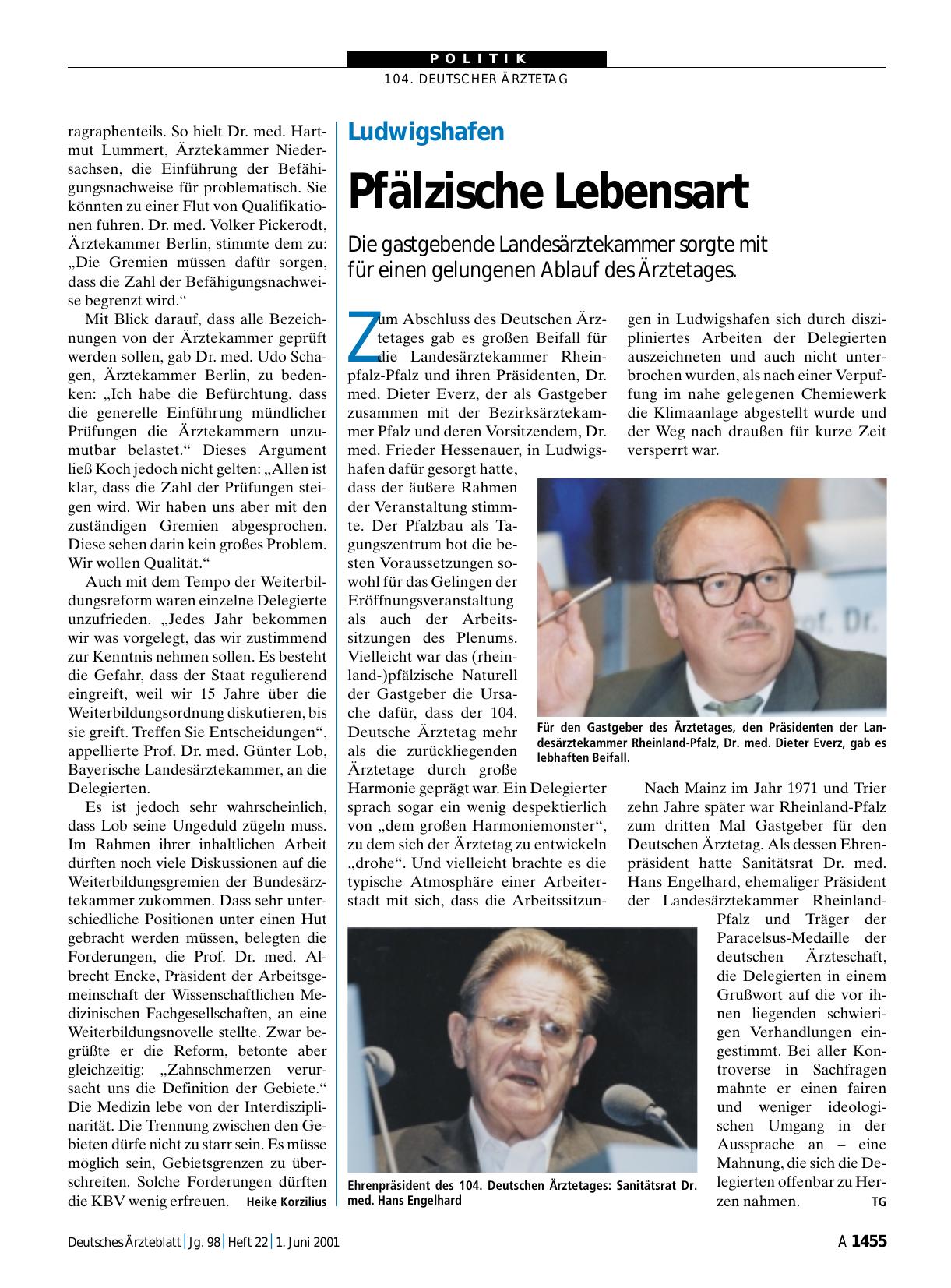 Vorschauseite 1: Ludwigshafen: Pfälzische Lebensart