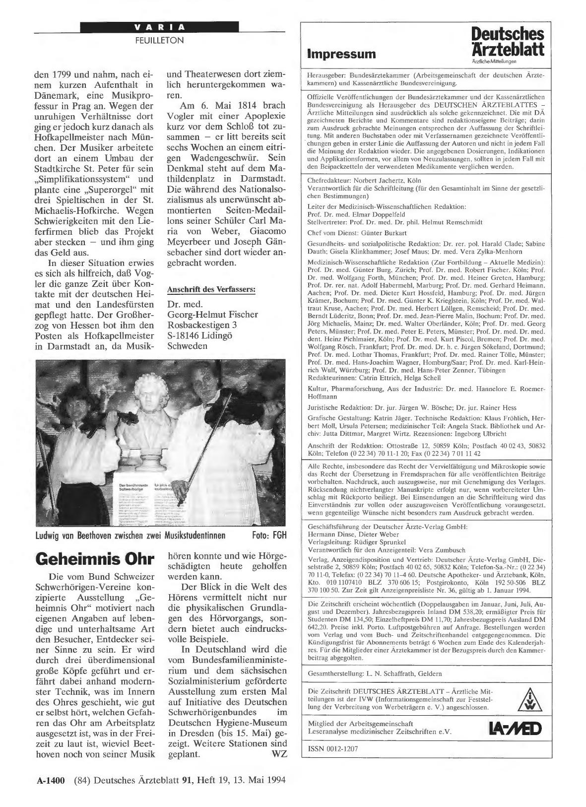Vorschauseite 1: Geheimnis Ohr
