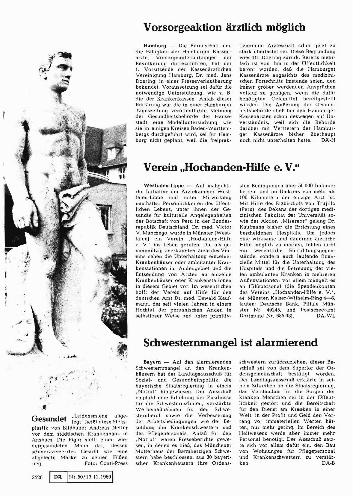 Vorschauseite 1: Schwesternmangel ist alarmierend