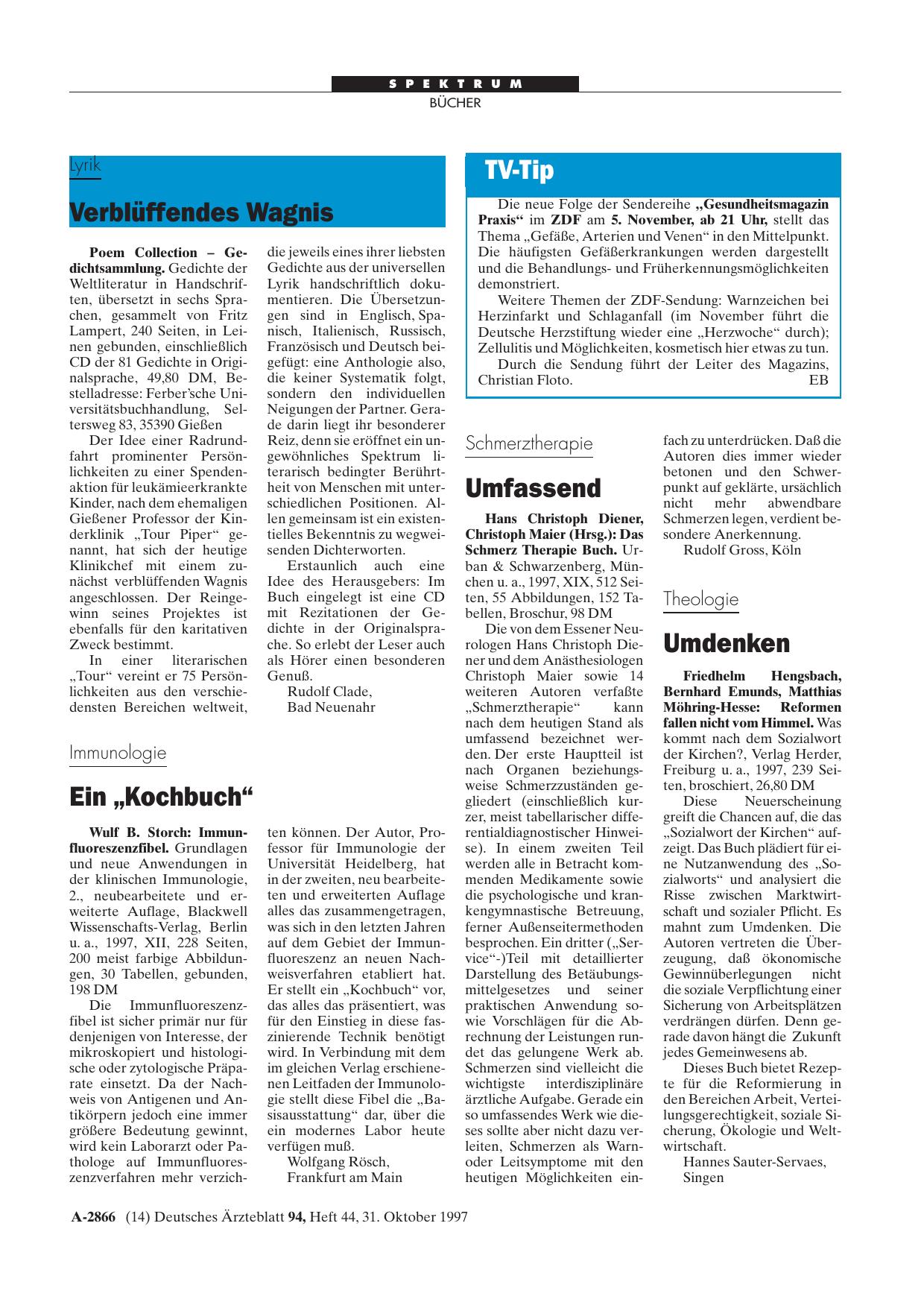 Vorschauseite 1: Reformen fallen nicht vom Himmel