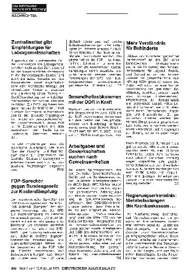 Vorschauseite 1: Mehr Verständnis für Behinderte