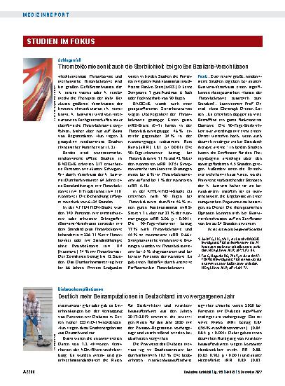 Vorschauseite 1: Schlaganfall: Thrombektomie senkt auch die Sterblichkeit bei großen Basilaris-Verschlüssen