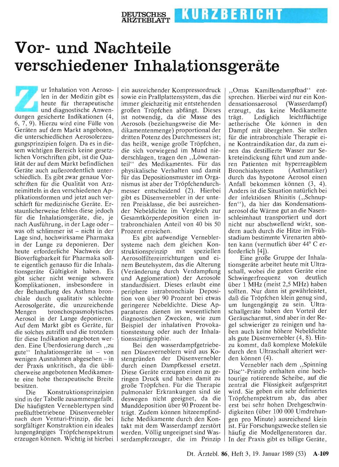 Vorschauseite 1: Vorund Nachteile verschiedener Inhalationsgeräte