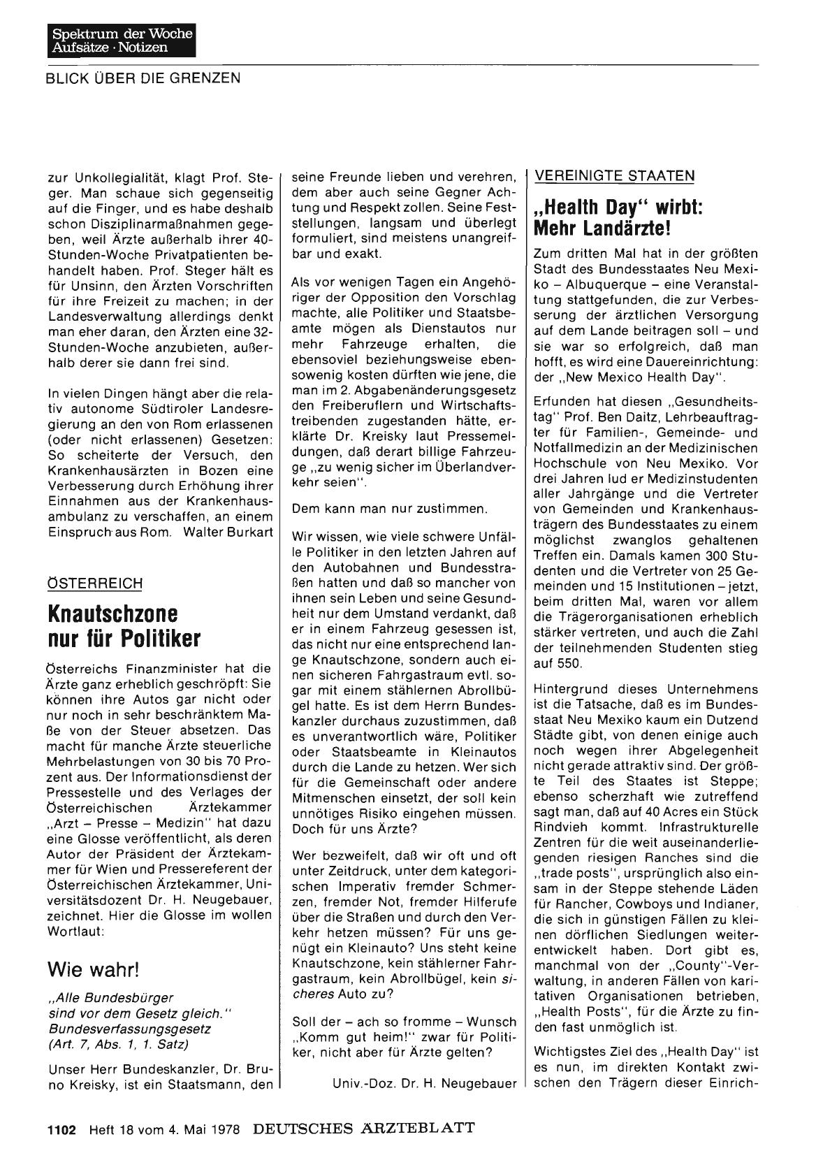 Vorschauseite 1: Österreich: Knautschzone nur für Politiker