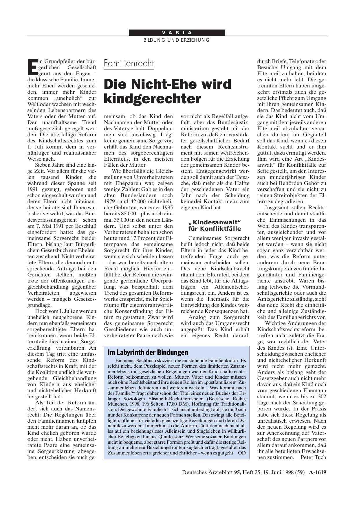 Vorschauseite 1: Im Labyrinth der Bindungen