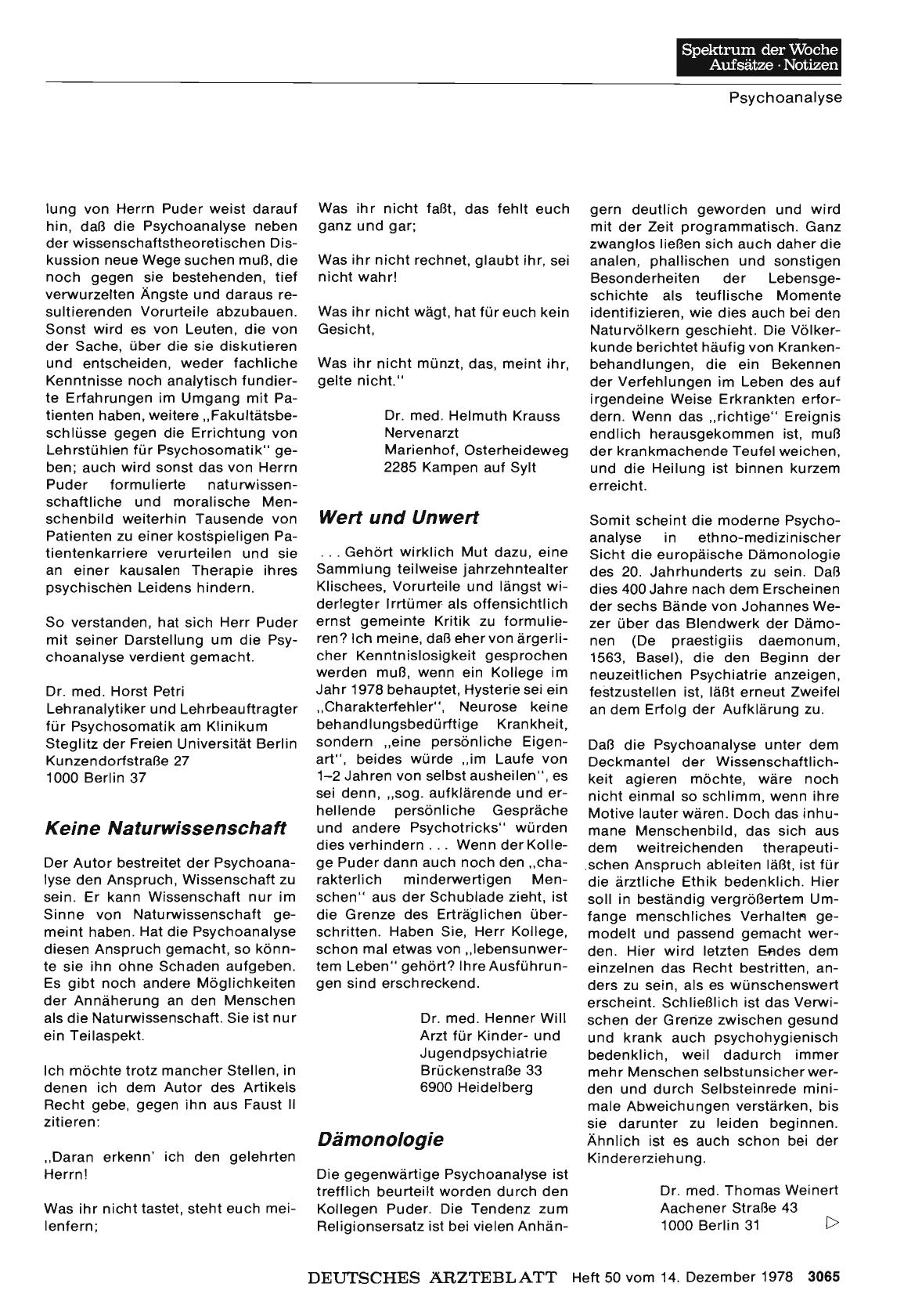 Vorschauseite 1: Die Überschätzung der Psychoanalyse: Wert und Unwert
