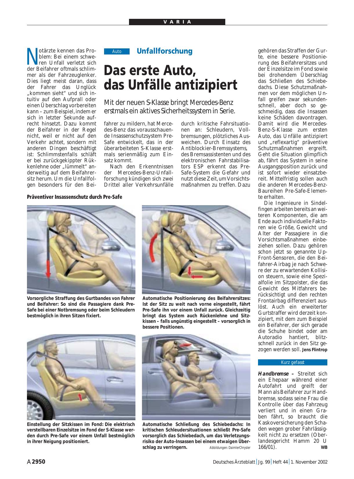 Vorschauseite 1: Handbremse