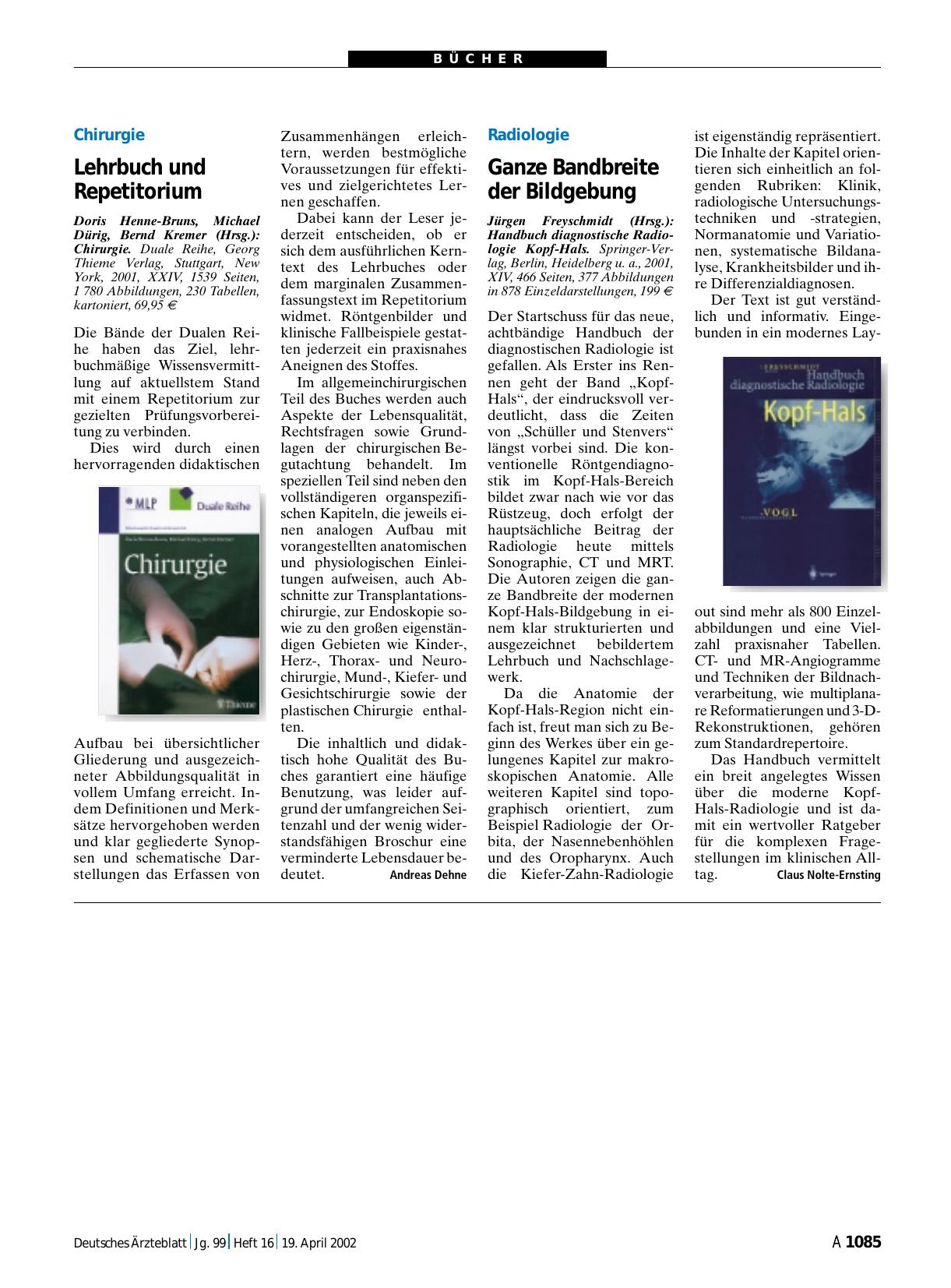 Vorschauseite 1: Chirurgie