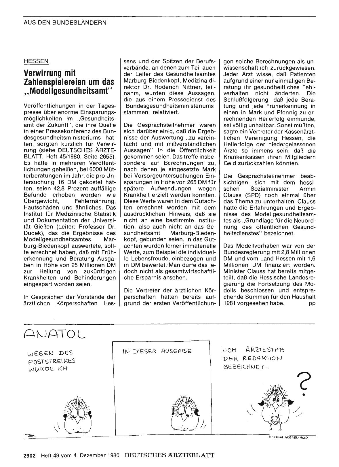 Vorschauseite 1: HESSEN: Verwirrung mit Zahlenspielereien um das „Modellgesundheitsamt“