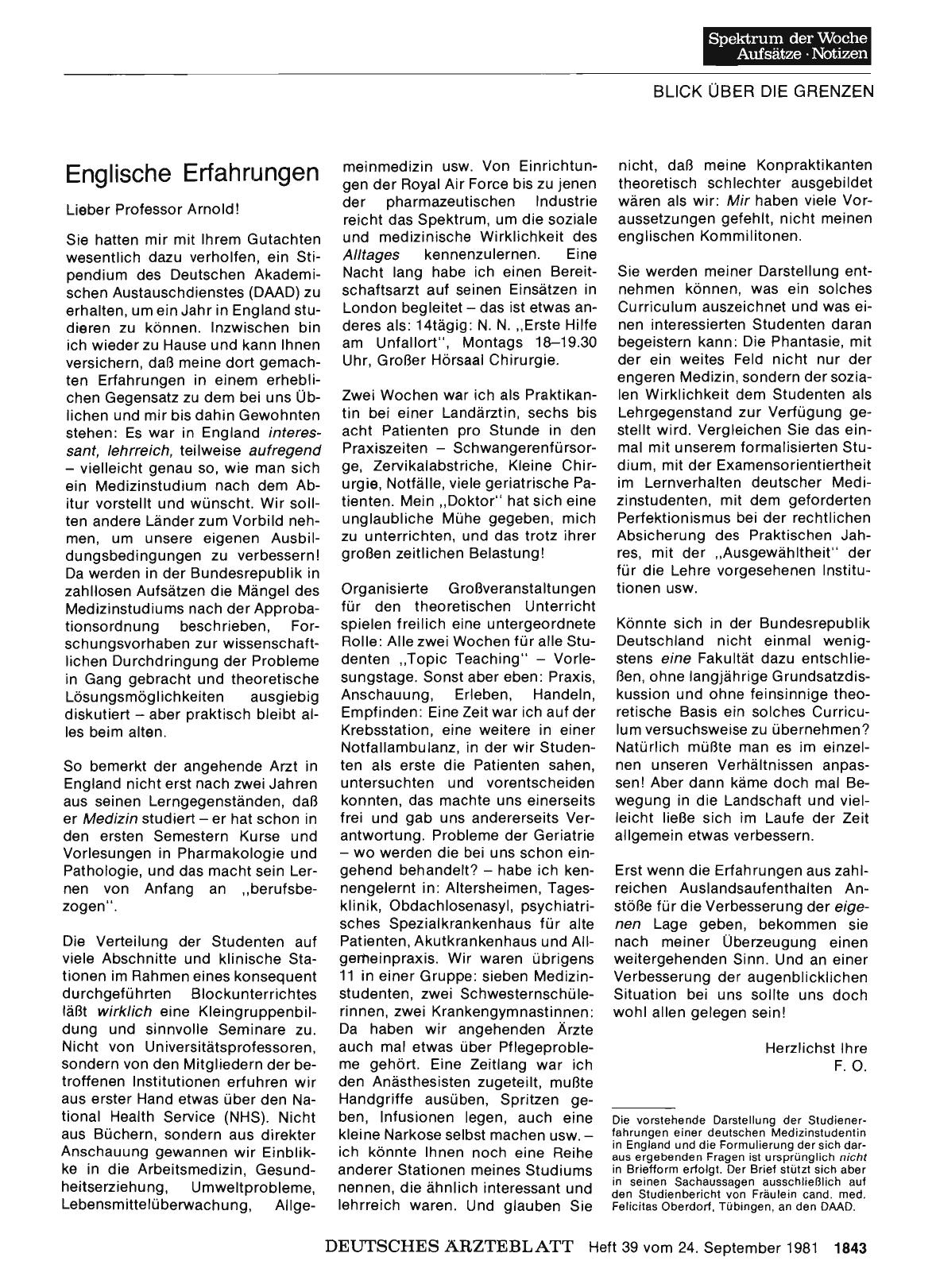 Vorschauseite 1: Englische Erfahrungen