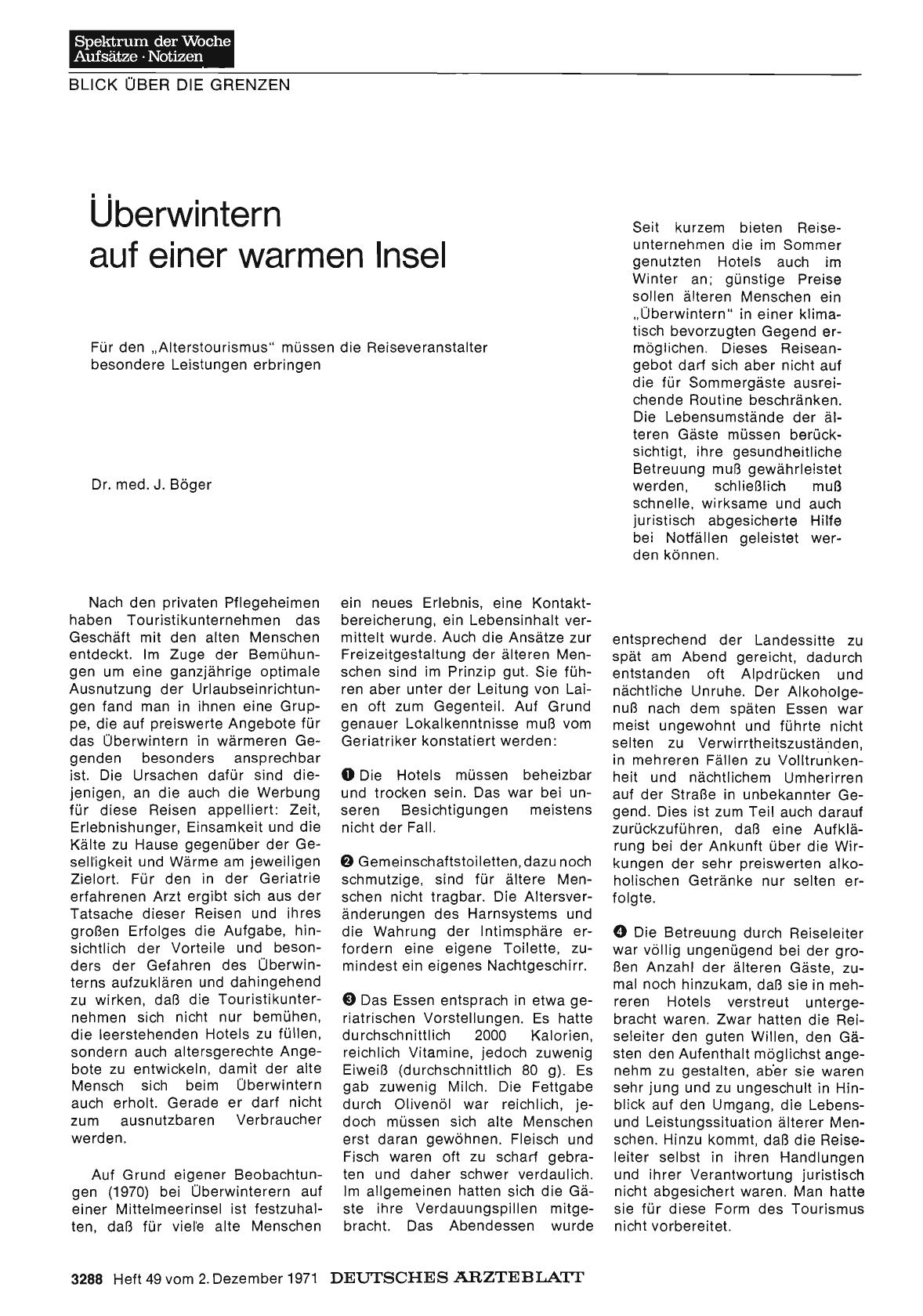 Vorschauseite 1: Überwintern auf einer warmen Insel