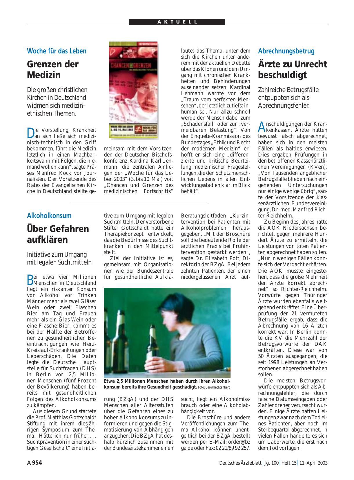 Vorschauseite 1: Abrechnungsbetrug: Ärzte zu Unrecht beschuldigt